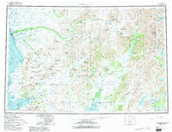 Goodnews Bay Alaska Historical topographic map, 1:250000 scale, 1 X 3 Degree, Year 1979