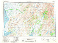 Goodnews Bay Alaska Historical topographic map, 1:250000 scale, 1 X 3 Degree, Year 1979