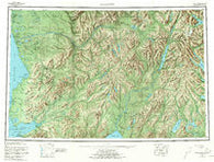 Goodnews Alaska Historical topographic map, 1:250000 scale, 1 X 3 Degree, Year 1951