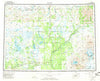 Gulkana Alaska Historical topographic map, 1:250000 scale, 1 X 3 Degree, Year 1959