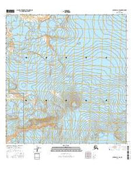 Gulkana A-1 SE Alaska Current topographic map, 1:25000 scale, 7.5 X 7.5 Minute, Year 2016