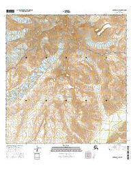 Gulkana A-2 SE Alaska Current topographic map, 1:25000 scale, 7.5 X 7.5 Minute, Year 2016