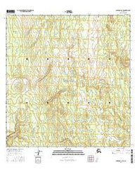 Gulkana A-3 SE Alaska Current topographic map, 1:25000 scale, 7.5 X 7.5 Minute, Year 2016