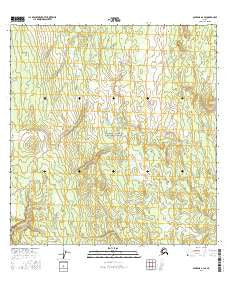 Gulkana A-3 SE Alaska Current topographic map, 1:25000 scale, 7.5 X 7.5 Minute, Year 2016