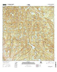 Gulkana A-5 NW Alaska Current topographic map, 1:25000 scale, 7.5 X 7.5 Minute, Year 2016
