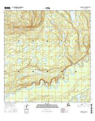Gulkana A-5 SE Alaska Current topographic map, 1:25000 scale, 7.5 X 7.5 Minute, Year 2016