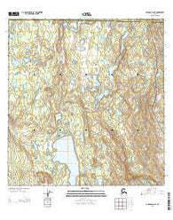 Gulkana A-6 NE Alaska Current topographic map, 1:25000 scale, 7.5 X 7.5 Minute, Year 2013