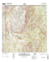 Gulkana A-6 NW Alaska Current topographic map, 1:25000 scale, 7.5 X 7.5 Minute, Year 2013