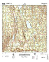 Gulkana A-6 SE Alaska Current topographic map, 1:25000 scale, 7.5 X 7.5 Minute, Year 2013