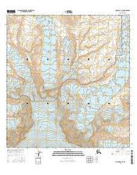 Gulkana B-1 SE Alaska Current topographic map, 1:25000 scale, 7.5 X 7.5 Minute, Year 2016