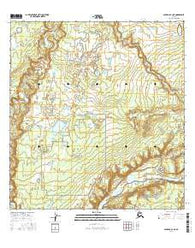 Gulkana B-3 NE Alaska Current topographic map, 1:25000 scale, 7.5 X 7.5 Minute, Year 2016