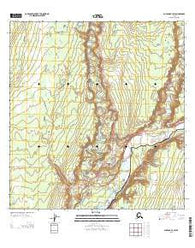 Gulkana B-3 SW Alaska Current topographic map, 1:25000 scale, 7.5 X 7.5 Minute, Year 2013