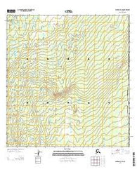 Gulkana B-4 SE Alaska Current topographic map, 1:25000 scale, 7.5 X 7.5 Minute, Year 2013