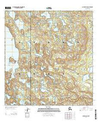 Gulkana B-5 SW Alaska Current topographic map, 1:25000 scale, 7.5 X 7.5 Minute, Year 2013