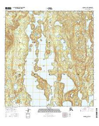 Gulkana B-6 NE Alaska Current topographic map, 1:25000 scale, 7.5 X 7.5 Minute, Year 2016