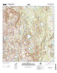 Gulkana B-6 SW Alaska Current topographic map, 1:25000 scale, 7.5 X 7.5 Minute, Year 2013