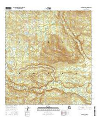 Gulkana C-5 NE Alaska Current topographic map, 1:25000 scale, 7.5 X 7.5 Minute, Year 2016