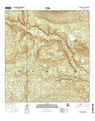 Gulkana C-5 NW Alaska Current topographic map, 1:25000 scale, 7.5 X 7.5 Minute, Year 2016
