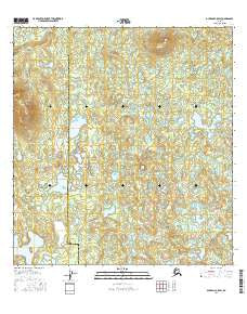 Gulkana C-5 SW Alaska Current topographic map, 1:25000 scale, 7.5 X 7.5 Minute, Year 2016