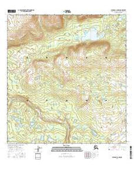 Gulkana C-6 NW Alaska Current topographic map, 1:25000 scale, 7.5 X 7.5 Minute, Year 2016
