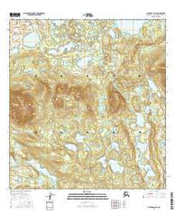 Gulkana C-6 SE Alaska Current topographic map, 1:25000 scale, 7.5 X 7.5 Minute, Year 2016