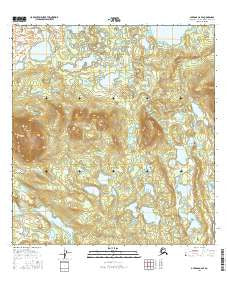 Gulkana C-6 SE Alaska Current topographic map, 1:25000 scale, 7.5 X 7.5 Minute, Year 2016