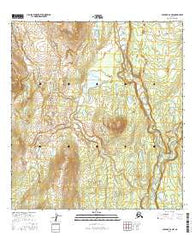 Gulkana D-2 NW Alaska Current topographic map, 1:25000 scale, 7.5 X 7.5 Minute, Year 2016
