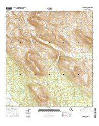 Gulkana D-3 NE Alaska Current topographic map, 1:25000 scale, 7.5 X 7.5 Minute, Year 2016