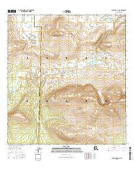 Gulkana D-5 SW Alaska Current topographic map, 1:25000 scale, 7.5 X 7.5 Minute, Year 2016