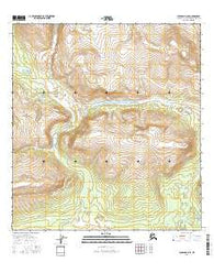 Gulkana D-6 SE Alaska Current topographic map, 1:25000 scale, 7.5 X 7.5 Minute, Year 2016