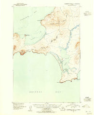 Hagemeister Island C-6 Alaska Historical topographic map, 1:63360 scale, 15 X 15 Minute, Year 1952