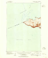 Hagemeister Island C-7 Alaska Historical topographic map, 1:63360 scale, 15 X 15 Minute, Year 1952