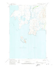 Hagemeister Island D-1 Alaska Historical topographic map, 1:63360 scale, 15 X 15 Minute, Year 1950
