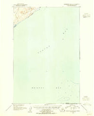 Hagemeister Island D-2 Alaska Historical topographic map, 1:63360 scale, 15 X 15 Minute, Year 1953