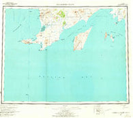 Hagemeister Island Alaska Historical topographic map, 1:250000 scale, 1 X 2 Degree, Year 1957