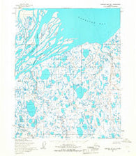 Harrison Bay B-1 Alaska Historical topographic map, 1:63360 scale, 15 X 15 Minute, Year 1955