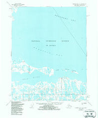 Harrison Bay C-4 Alaska Historical topographic map, 1:63360 scale, 15 X 15 Minute, Year 1955
