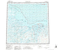 Harrison Bay Alaska Historical topographic map, 1:250000 scale, 1 X 3 Degree, Year 1955