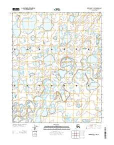 Harrison Bay B-3 SW Alaska Current topographic map, 1:25000 scale, 7.5 X 7.5 Minute, Year 2013