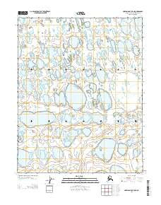Harrison Bay B-5 NE Alaska Current topographic map, 1:25000 scale, 7.5 X 7.5 Minute, Year 2013