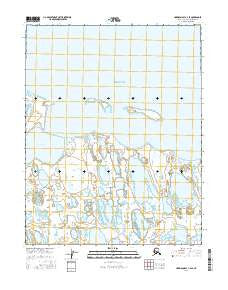 Harrison Bay C-4 SE Alaska Current topographic map, 1:25000 scale, 7.5 X 7.5 Minute, Year 2016