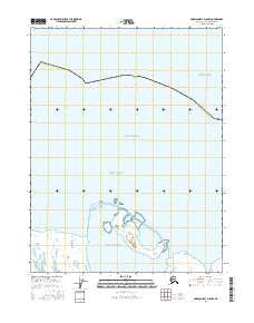 Harrison Bay D-5 NW Alaska Current topographic map, 1:25000 scale, 7.5 X 7.5 Minute, Year 2016