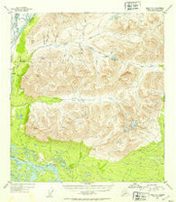 Healy A-1 Alaska Historical topographic map, 1:63360 scale, 15 X 15 Minute, Year 1952