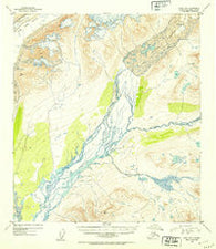 Healy B-1 Alaska Historical topographic map, 1:63360 scale, 15 X 15 Minute, Year 1952