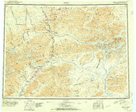 Healy Alaska Historical topographic map, 1:250000 scale, 1 X 3 Degree, Year 1951