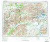 Healy Alaska Historical topographic map, 1:250000 scale, 1 X 3 Degree, Year 1956