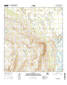 Healy A-2 NE Alaska Current topographic map, 1:25000 scale, 7.5 X 7.5 Minute, Year 2016
