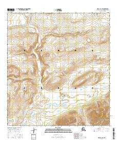 Healy A-2 SW Alaska Current topographic map, 1:25000 scale, 7.5 X 7.5 Minute, Year 2016