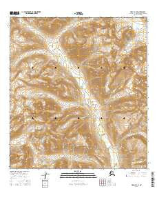 Healy A-4 SE Alaska Current topographic map, 1:25000 scale, 7.5 X 7.5 Minute, Year 2016