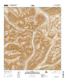 Healy A-4 SW Alaska Current topographic map, 1:25000 scale, 7.5 X 7.5 Minute, Year 2016